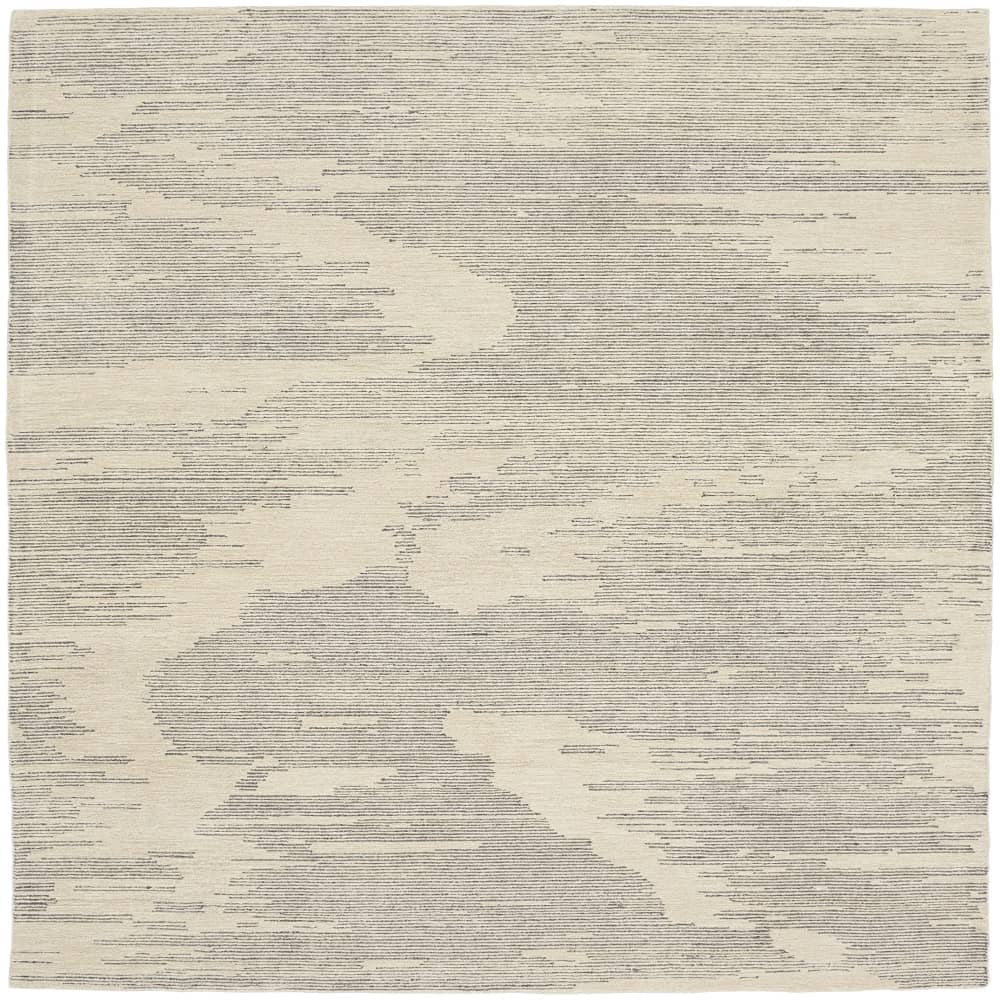 Michael Amini Modern Abstract Rectangle Area Rug Ma30 Star Ivory Grey SMR02 Made In India