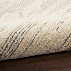 Michael Amini Modern Abstract Rectangle Area Rug Ma30 Star Ivory Grey SMR02 Made In India