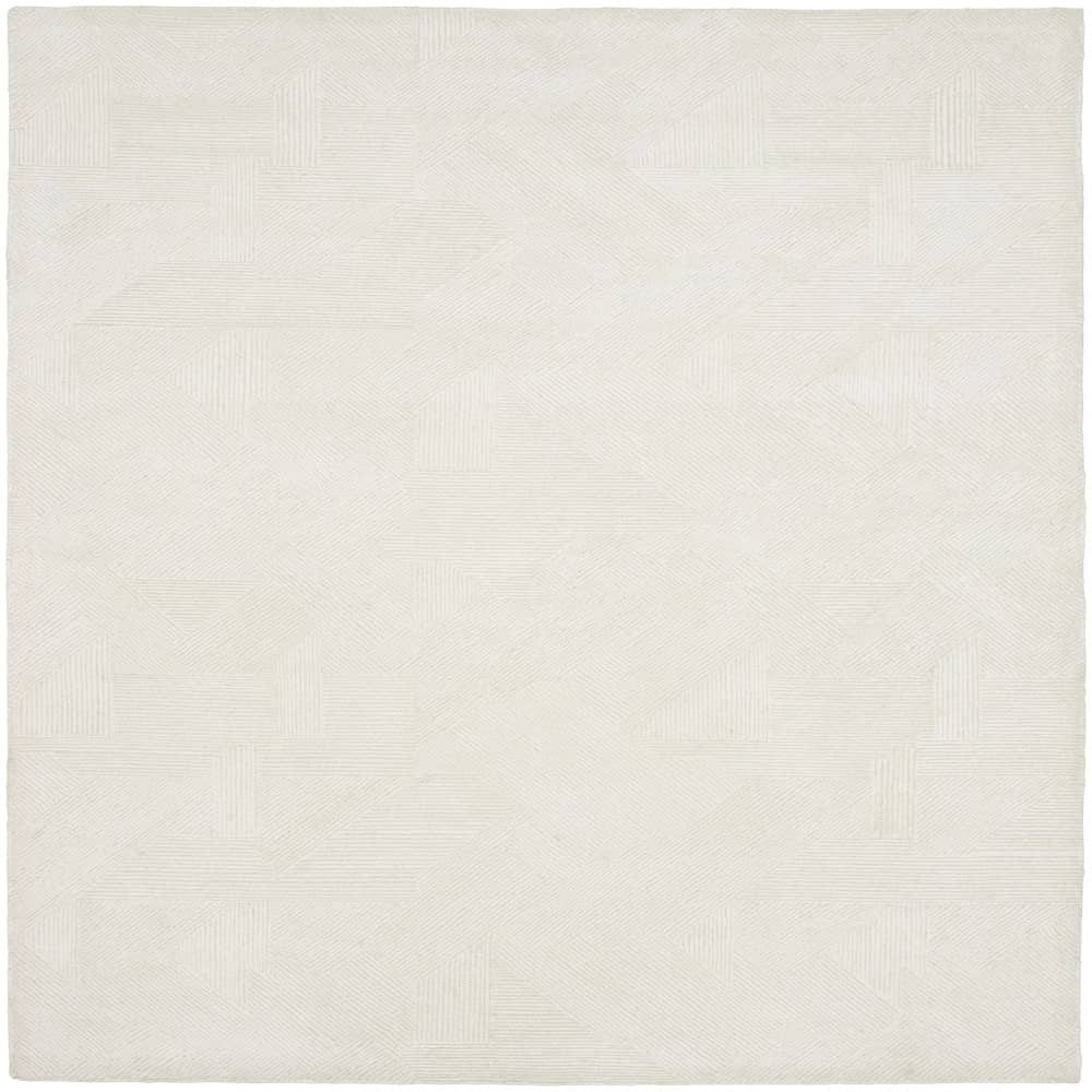 Michael Amini Modern Abstract Rectangle Area Rug Ma30 Star Ivory SMR01 Made In India