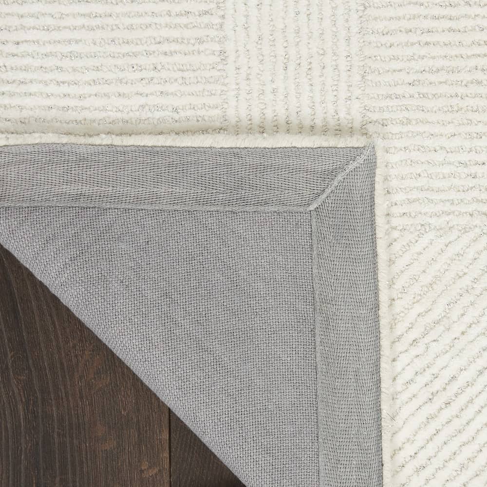 Michael Amini Modern Abstract Rectangle Area Rug Ma30 Star Ivory SMR01 Made In India
