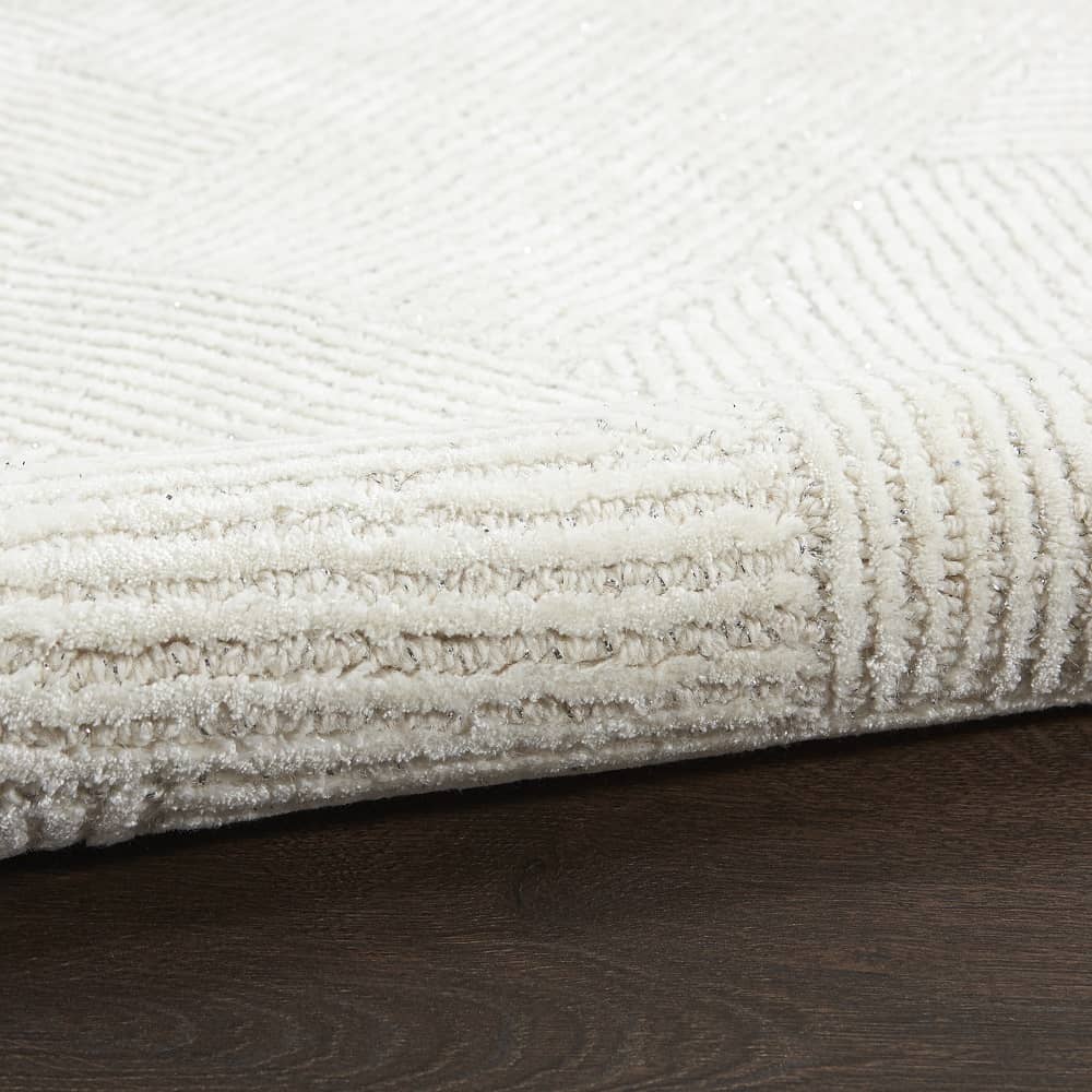 Michael Amini Modern Abstract Rectangle Area Rug Ma30 Star Ivory SMR01 Made In India