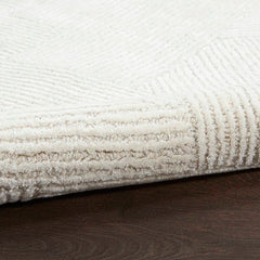Michael Amini Modern Abstract Rectangle Area Rug Ma30 Star Ivory SMR01 Made In India