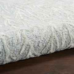 Michael Amini Modern Abstract Rectangle Area Rug Ma30 Star Light Blue SMR03 Made In India