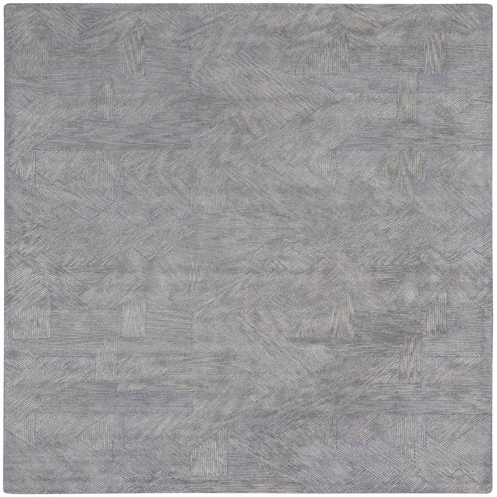 Michael Amini Modern Abstract Rectangle Area Rug Ma30 Star Slate SMR01 Made In India