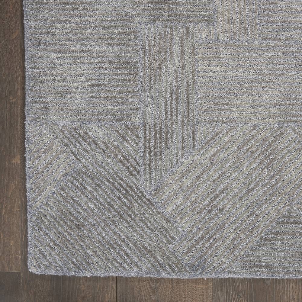 Michael Amini Modern Abstract Rectangle Area Rug Ma30 Star Slate SMR01 Made In India