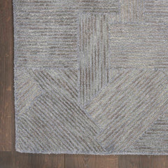 Michael Amini Modern Abstract Rectangle Area Rug Ma30 Star Slate SMR01 Made In India