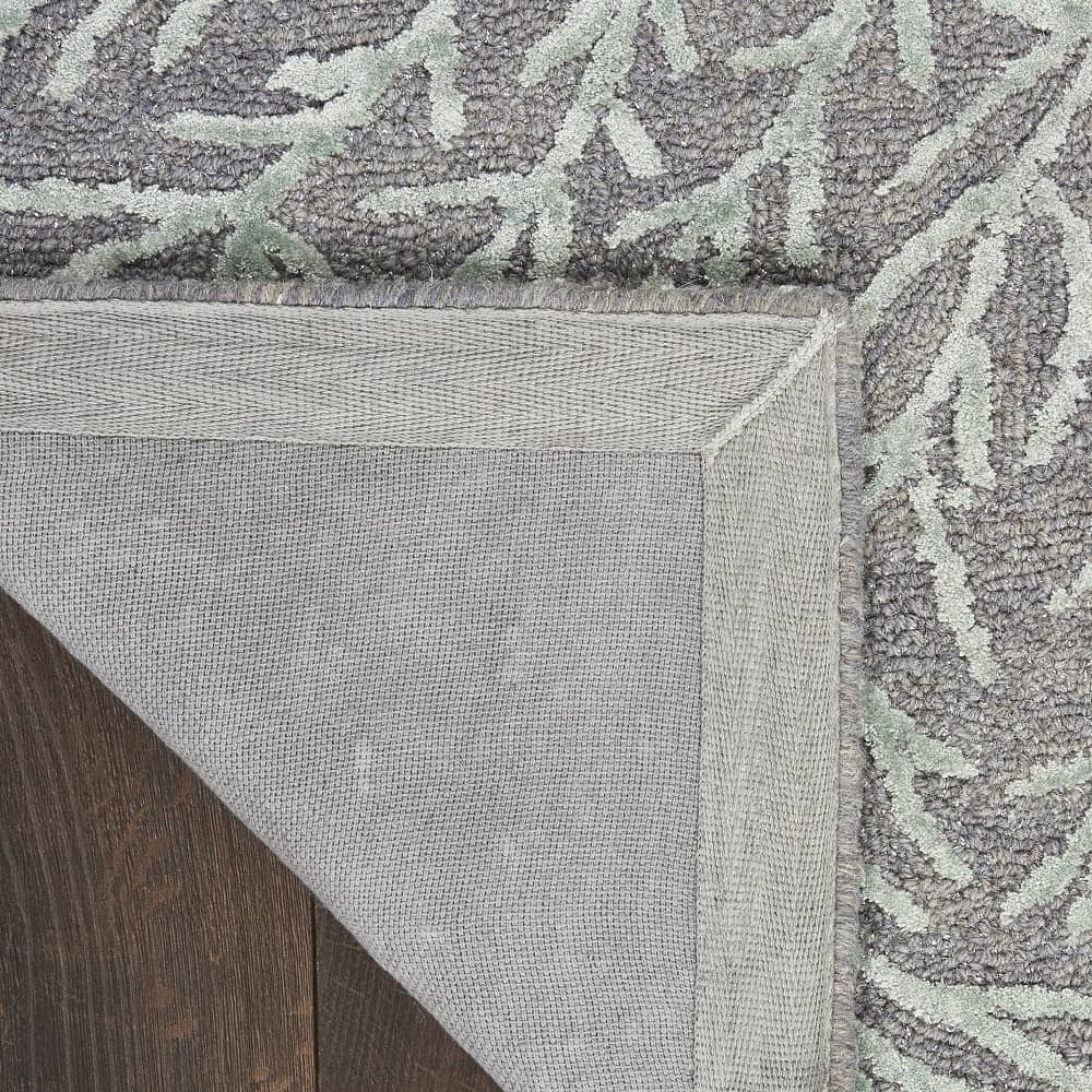 Michael Amini Modern Abstract Rectangle Area Rug Ma30 Star Slate Teal SMR03 Made In India