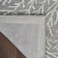 Michael Amini Modern Abstract Rectangle Area Rug Ma30 Star Slate Teal SMR03 Made In India