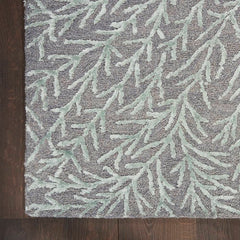Michael Amini Modern Abstract Rectangle Area Rug Ma30 Star Slate Teal SMR03 Made In India