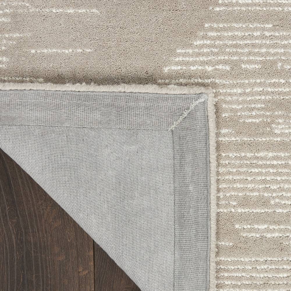 Michael Amini Modern Abstract Rectangle Area Rug Ma30 Star Taupe Ivory SMR02 Made In India