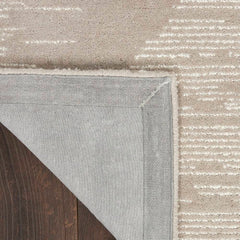 Michael Amini Modern Abstract Rectangle Area Rug Ma30 Star Taupe Ivory SMR02 Made In India