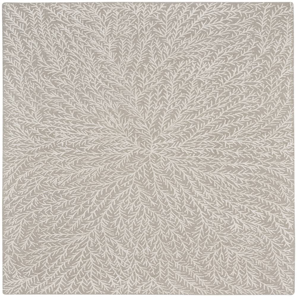 Michael Amini Modern Abstract Rectangle Area Rug Ma30 Star Taupe SMR03 Made In India
