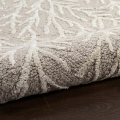 Michael Amini Modern Abstract Rectangle Area Rug Ma30 Star Taupe SMR03 Made In India