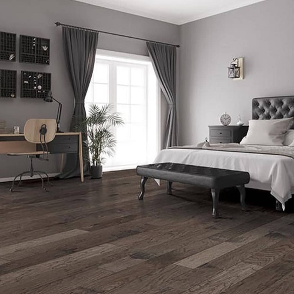 Mullican Artisanal Engineered Hickory Hardwood Floor Lincolnshire Granite