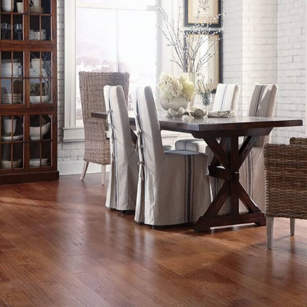 Mullican Artisanal Engineered Hickory Hardwood Floor Lincolnshire Saddle