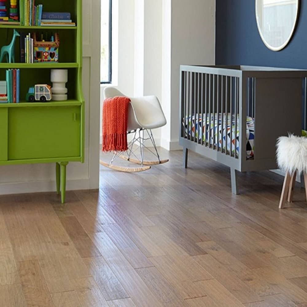 Mullican Artisanal Engineered Hickory Hardwood Floor Oakmont Stone