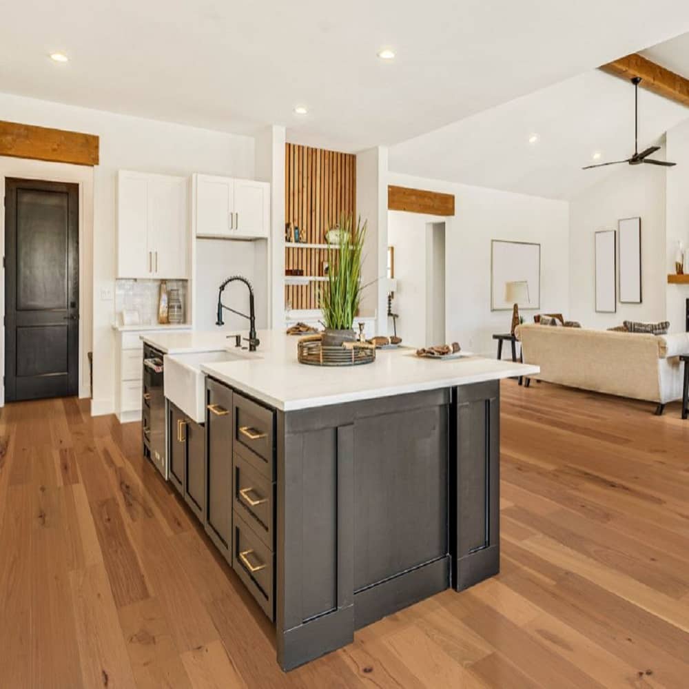 Mullican Contemporary Engineered Hickory Hardwood Floor Haven Natural
