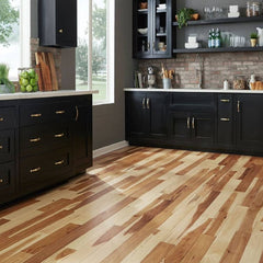 Mullican Durable Solid Hickory Hardwood Floor Nature Natural