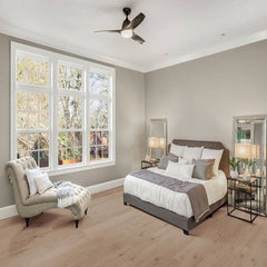 Mullican High-quality Engineered White Oak Hardwood Floor Serenity Blissful