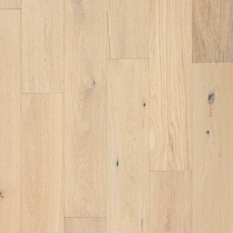 Mullican Luxury Engineered European White Oak Hardwood Floor Castillian Cottage Alabaster