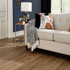 Mullican Luxury Solid White Oak Hardwood Floor Wexford Autumn Bronze Room