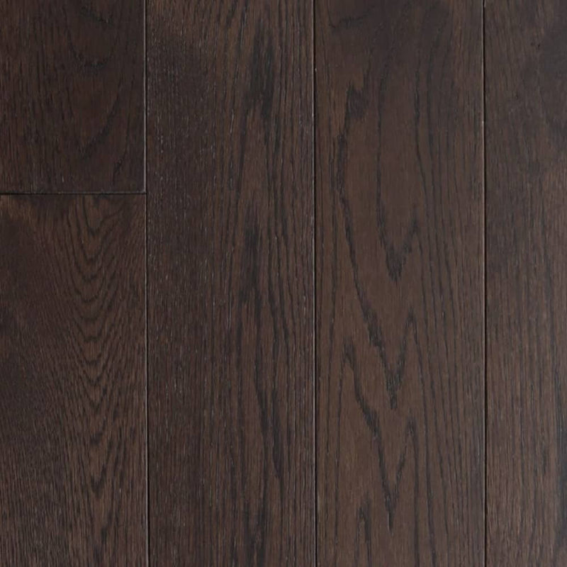 Mullican Luxury Solid White Oak Hardwood Floor Wexford Espresso