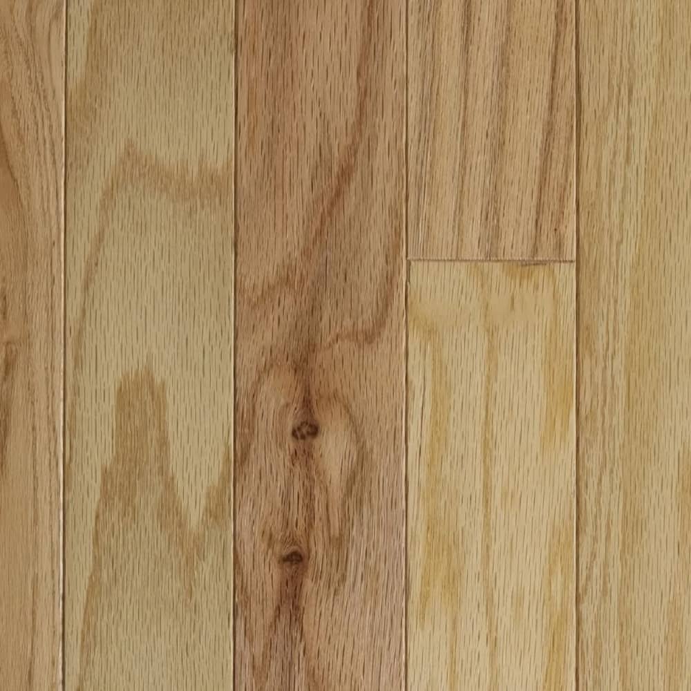 Mullican Premium Engineered Red Oak Hardwood Floor Newton Plank Natural