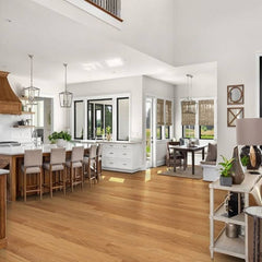Mullican Premium Engineered Red Oak Hardwood Floor Newton Plank Natural
