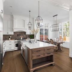 Mullican Stylish Engineered European White Oak Hardwood Floor Castillian Estate Sandridge Room