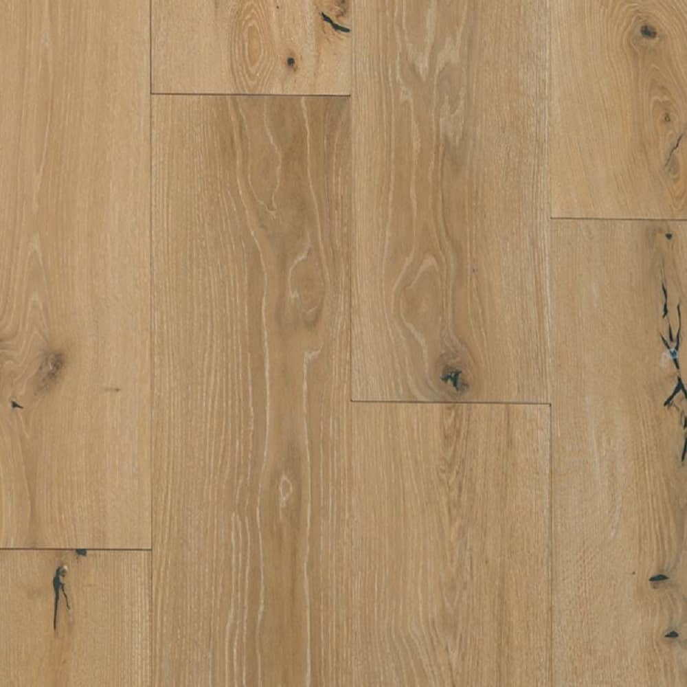 Mullican Stylish Engineered European White Oak Hardwood Floor Castillian Premier Coastal Fog