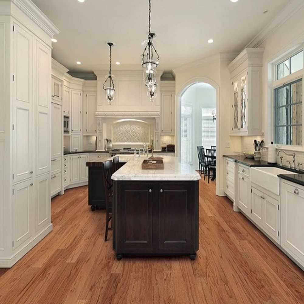Mullican Stylish Engineered Red Oak Hardwood Floor Hillshire Saddle
