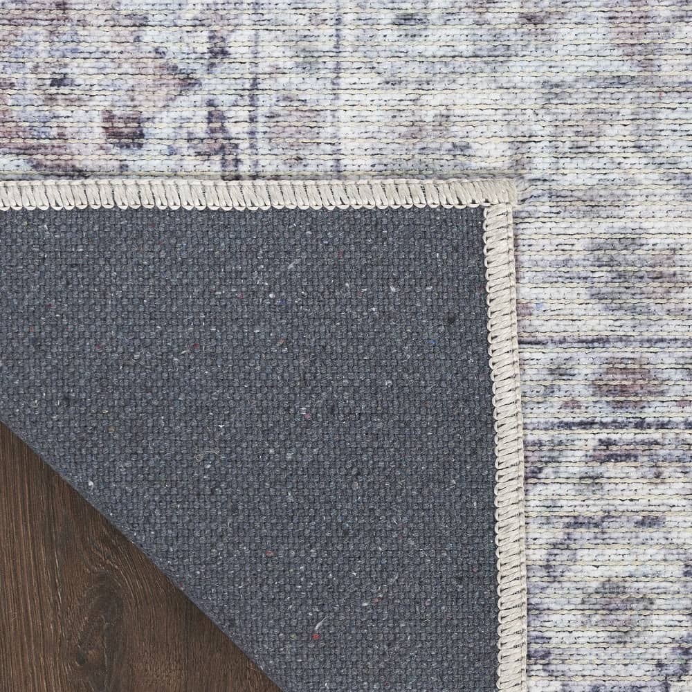 Nicole Curtis Vintage Persian Rectangle Area Rug Machine Washable Ivory Grey SR101 Made In Turkey