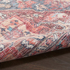 Nicole Curtis Vintage Persian Rectangle Area Rug Machine Washable Multicolor SR101 Made In Turkey