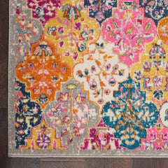 Nourison Bohemian Moroccan Rectangle Area Rug Passion Multicolor PSN20 Made In Turkey