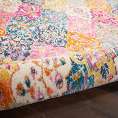 Nourison Bohemian Moroccan Rectangle Area Rug Passion Multicolor PSN20 Made In Turkey