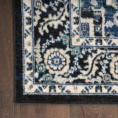 Nourison Bohemian Persian Rectangle Area Rug Passion Black Ivory PSN33 Made In Turkey