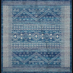 Nourison Bohemian Persian Rectangle Area Rug Passion Navy Blue PSN27 Made In Turkey
