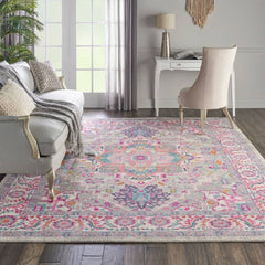 Nourison Bohemian Persian Rectangle Area Rug Passion Grey PSN20 Made In Turkey