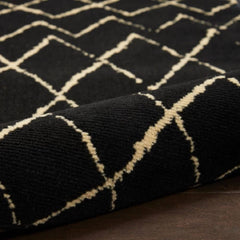 Nourison Bohemian Tribal Rectangle Area Rug Grafix Black GRF04 Made In Turkey