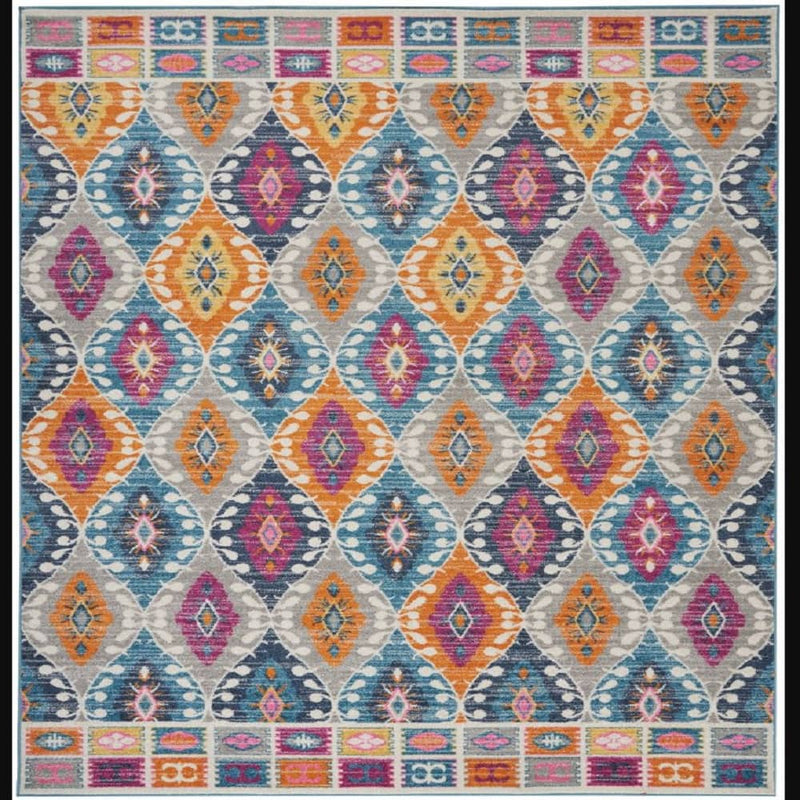 Nourison Bohemian Tribal Rectangle Area Rug Passion Multicolor PSN02 Made In Turkey