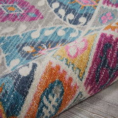 Nourison Bohemian Tribal Rectangle Area Rug Passion Multicolor PSN02 Made In Turkey