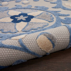 Nourison Contemporary Floral Rectangle Area Rug Aloha ALH17 Made In Turkey