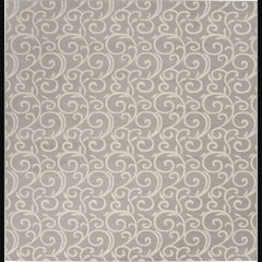 Nourison Contemporary Floral Rectangle Area Rug Grafix Grey GRF19 Made In Turkey