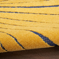 Nourison Contemporary Nature Rectangle Area Rug Aloha Navy Multicolor ALH24 Made In Turkey