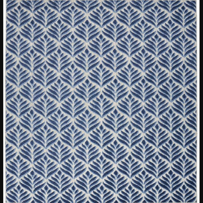 Nourison Minimalist Nature Rectangle Area Rug Aloha Blue ALH35 Made In Turkey