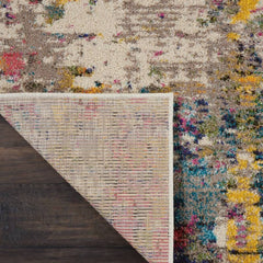Nourison Modern Abstract Rectangle Area Rug Celestial Sunset CES14 Made In Turkey