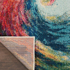 Nourison Modern Abstract Rectangle Area Rug Celestial Wave CES07 Made In Turkey