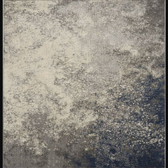 Nourison Modern Abstract Rectangle Area Rug Passion Charcoal Ivory PSN10 Made In Turkey