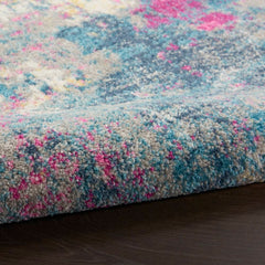 Nourison Modern Abstract Rectangle Area Rug Passion Ivory Multicolor PSN36 Made In Turkey