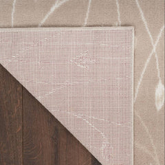 Nourison Modern Floral Rectangle Area Rug Grafix Beige GRF15 Made In Turkey